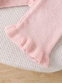 SHEIN Young Girls Sweater Co-Ords - Pink - View 6