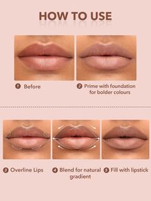 SHEGLAM Glam 101 唇膏與唇線筆組-Deep Caramel 品牌美妝化妝品 適合女士與女孩 - Deep Caramel - 查看 9