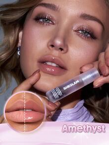 SHEGLAM Crystal Intentions Protection Mantra زيت شفاه بالرول-Amethyst ماركة تجميل ومكياج للنساء والفتيات - جمشت - مشاهدة 2