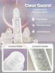 SHEGLAM Crystal Intentions Protection Mantra 滾珠唇油-Clear Quartz 品牌美妝化妝品 適合女士與女孩 - 白水晶 - 查看 3