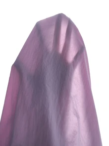 SHEIN 青少年女孩秋季灰色長袖純色連帽拉鍊休閒街頭風百搭日常外套，適合返校、職場、辦公室與校園 - 淡紫色 - 查看 7
