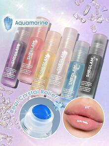 SHEGLAM Crystal Intentions Protection Mantra 滾珠唇油-Aquamarine 品牌美妝化妝品 適合女士與女孩 - 天然海藍寶 - 查看 1
