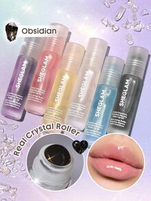 SHEGLAM Crystal Intentions Protection Mantra 滾珠唇油-Obsidian 品牌美妝化妝品 適合女士與女孩 - 天然曜石 - 查看 1