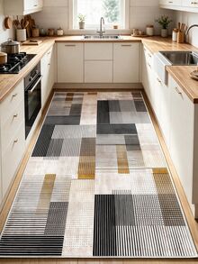 Digitally Printed Non-Slip Washable Runner And Area Rug Suitable For Living Room, Outdoor, Kitchen, Bedroom Carpet, Modern Design | Modern, Scandinavian, Bohemian And Classic Styles | 100% Polyester - Multicolor - View 6