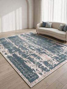 Digitally Printed Non-Slip Washable Runner And Area Rug Suitable For Living Room, Outdoor, Kitchen, Bedroom Carpet, Modern Design | Modern, Scandinavian, Bohemian And Classic Styles | 100% Polyester - Beige - View 4