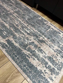 Digitally Printed Non-Slip Washable Runner And Area Rug Suitable For Living Room, Outdoor, Kitchen, Bedroom Carpet, Modern Design | Modern, Scandinavian, Bohemian And Classic Styles | 100% Polyester - Beige - View 3