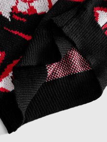 ROMWE MEN Jerseys para Hombre - Negro - Ver 11