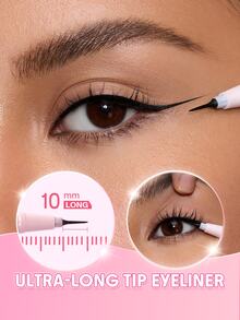 SHEGLAM Micro Precision Ultra-Long Tip Eyeliner Merek Kecantikan Kosmetik Makeup Untuk Wanita Dan Anak Perempuan - Hitam - View 7