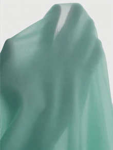 SHEIN 青少年女孩短袖圓領軍綠色休閒街頭風迷你套裝 修身短版T恤 高腰鬆緊腰 夏季派對穿搭 - 藍色 - 查看 7