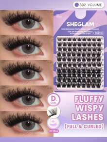 SHEGLAM Blink Behavior 蓬鬆纖長睫毛叢 品牌美妝化妝品 適合女士與女孩 - 黑色 - 查看 1