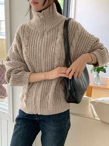 DAZY Women's Solid Color Zipper Casual Versatile Daily Wear Cardigan - Apricot - View 7