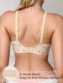 PetitDoll Bra Wanita Tanpa Kawat, Kasual, Nyaman, Kemasan Tunggal, Bra Jelly - Krem - View 2