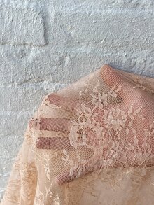 SHEIN VCAY Plus Size Women Sheer Lace Short Sleeve Kimono - Khaki - View 8