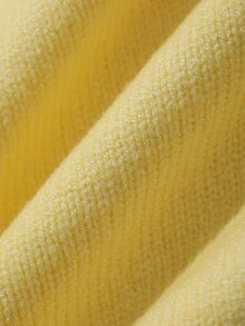 DAZY Autumn Winter Round Neck Polka Dot Bowknot Long Sleeve Yellow Sweet Cute Casual Commute Date Knit Cardigan Sweater For Women - Yellow - View 9