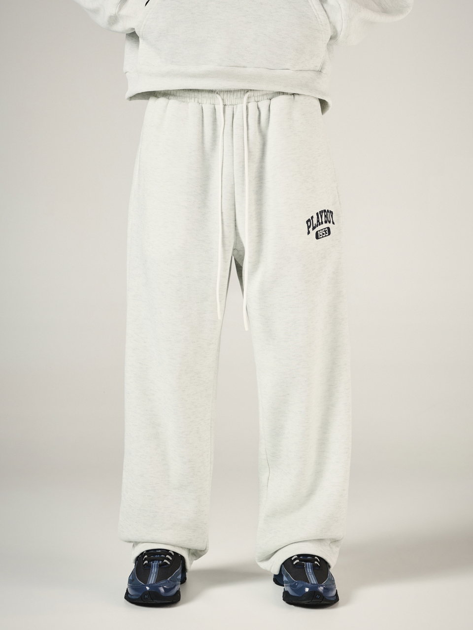 PLAYBOY X SUMWON Wide Leg Sweatpants With Bunny Applique Pocket