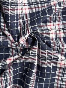 SHEIN Women's Cotton 2 Pieces White Pocket Top & Multicolor Plaid Pants Pajama Set - White - View 6