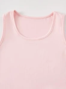 SHEIN Girly Athletic Casual Pink 3 Pieces Set, Autumn Outfits, Stand Collar Jacket + Camisole + Leggings, Complete Daily Outfit. Slim Fit Gym Workout - Pink - View 8