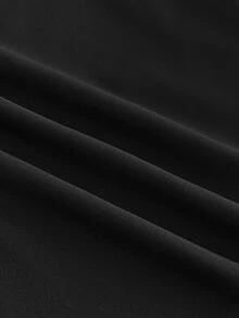 AXEPEAK Men's Fashion Versatile Solid Color Wide Leg Pants - Black - View 6