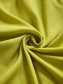 BamGlimmer Women's Autumn Solid Color Asymmetric Neck Asymmetrical Hem Long Dress Day Party Vacation Vacation Olive Green Elegant Tropical - Green - View 10