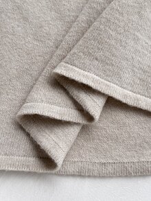 Girls' Gentle Round Neck Cable Knit Sweater Dress Autumn Winter - Apricot - View 8