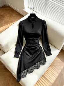 GlowEve Fall Clothes FOR WomenWomen Short Dresses - Black - View 6