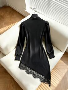 GlowEve Fall Clothes FOR WomenWomen Short Dresses - Black - View 2