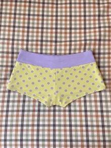 Elavelle Women's High Waist Bowknot Printed Bikini Bottom, Spring/Summer - Multicolor - View 3