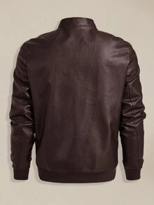 EASEVO Men's Plus Size Autumn Fashion Versatile Jacket Halloween Winter Party Autumn - Brown - View 6