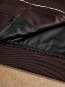 EASEVO Men's Plus Size Autumn Fashion Versatile Jacket Halloween Winter Party Autumn - Brown - View 7