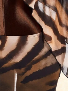 Amplova Women's Trench Collar Set, Sexy Avant-Garde Sexy Style, Suitable For Casual Daily Wear - Brown - View 13