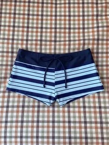 Elavelle Women's Spring/Summer Random Print High Waist Bow Bikini Bottoms - Multicolor - View 2
