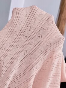 Easowa 女款素色單排扣長袖荷葉邊休閒輕便夾克旅行用 嬰兒粉 秋季女裝 - 淺粉色 - 查看 7