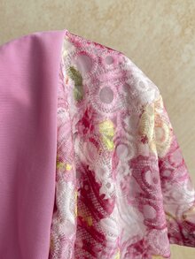 Soleia 女款性感度假無肩帶蕾絲紋理垂墜網紗抓皺胸衣迷你洋裝，適合海灘、郵輪、公路旅行、城市度假、約會、下午茶、波希米亞風、海邊、島嶼度假、夏季、音樂節、日常通勤、婚禮季、派對、嘉年華 - 粉色 - 查看 10