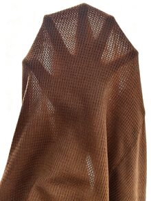 EMERY ROSE Plus Size Lady's Elegant Fall Long-Sleeved T-Shirt - Brown - View 8