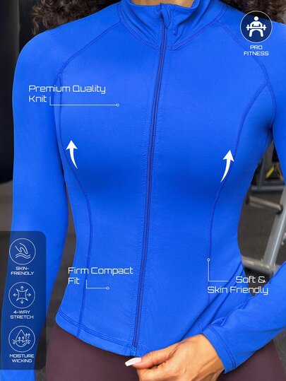 Solea Cove 2026 Autumn/Winter New Brushed Fabric Professional Fitness Comfortable Skin-Friendly Sports Jacket