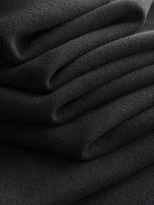 Comfortcana Plus Size Women's Drawstring Waist Casual Baggy Versatile Everyday Sweatpants Formal Home Wear Beach Black Summer - Black - View 5