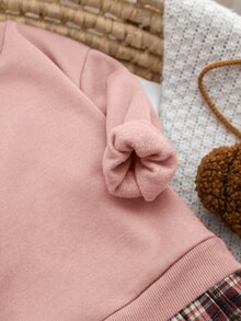 SHEIN 少女完美生日與返校禮物，媽媽迷你印花校園風 嬰兒粉色 80年代秋季款 - 粉色 - 查看 7