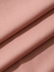 Dazy Plus Elegant Knit 3 Pieces Set Long Pants Loungewear Cute Pajama Set - Pink - View 6