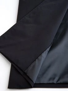 Manfinity CasualCool Men's Casual Solid Color Trench Coat, Black, Old Money , Fall - Black - View 8
