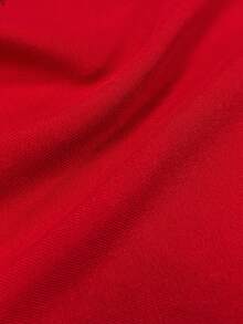 RosyDaze Women's Solid Color Shawl Collar Long Sleeve Casual Office Blazer - Red - View 5