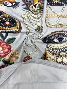 Franclia 女士夏季上衣、女士夏季套装上衣、女士印花T恤、女士休闲外出上衣、女士优雅上衣、女士沙滩度假上衣、女士派对上衣、女士休闲套装上衣、女士袖子设计上衣、女士通勤套装上衣、女士休闲上衣、女士灰色上衣、夏季刺绣串珠印花T恤 - 彩色 - 查看 6