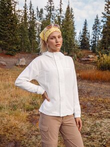 In My Nature Women's Solid Color Casual Versatile Daily Outdoor Jacket - White - View 4