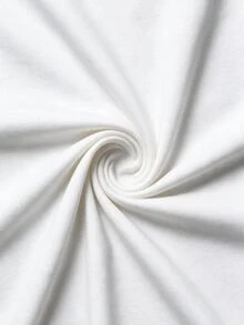 SHEIN BASICS 女款純色極簡百搭細肩帶背心上衣，適合日常穿著 - 白色 - 查看 8