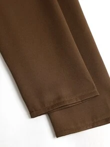 Sweetra Setelan Blazer & Gaun Tube Elegan Premium Musim Gugur/Dingin Terbaru - Coklat - View 6