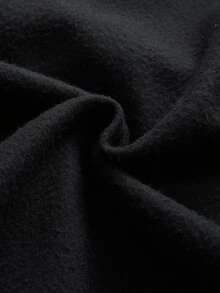 PAVTROS Men's Letter Pattern Casual Everyday Hoodie - Black - View 9
