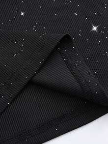 SHEIN Fall Winter Jumpsuit Festival Outfits Party Going Out Outfits For Night Out Graduation Disco Work Outfits For Chic Evening Luxury Women's Jumpsuit - Black - View 7
