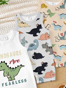 3 pièces Barboteuses pour bébés garçons - Multicolore - Voir 5
