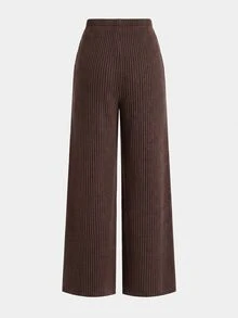SHEIN طقم من قطعتين للبنات المراهقات بتصميم فيونكة متعدد الاستخدامات، ملابس علوية بأكمام طويلة وبنطال طويل بنقشة أطفال، رمادي فاتح - بني - مشاهدة 8