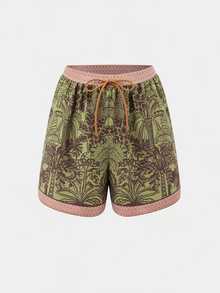 Swim Oasis 26SS 春夏度假風 魚骨波西米亞風 一件式泳衣附短褲 2件套 - 彩色 - 查看 3