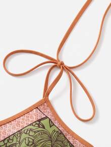 Swim Oasis 26SS 春夏度假風 魚骨波西米亞風 一件式泳衣附短褲 2件套 - 彩色 - 查看 9
